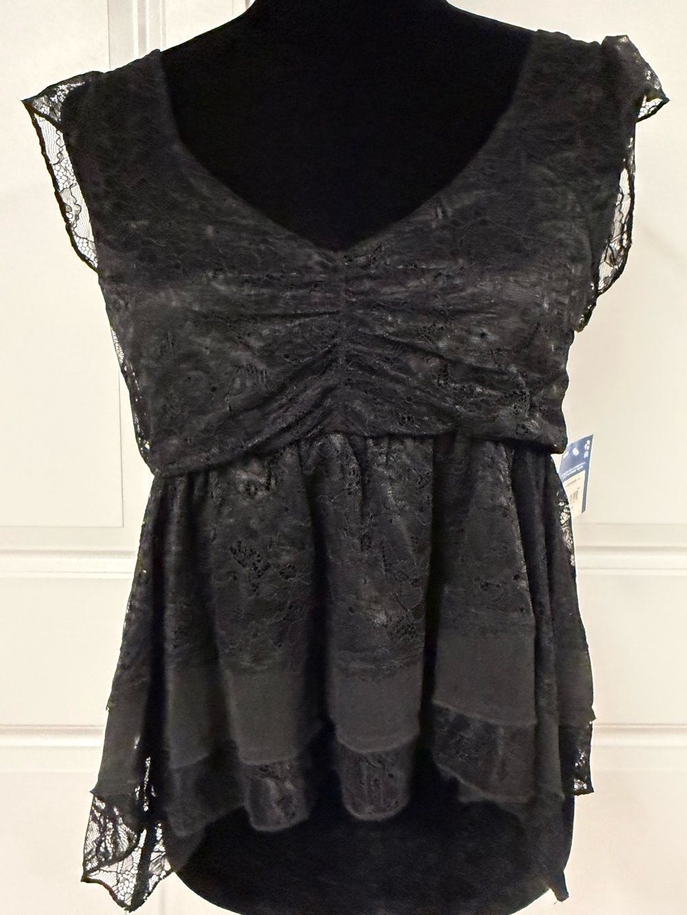 Arizona Lace Babydoll Top Blouse